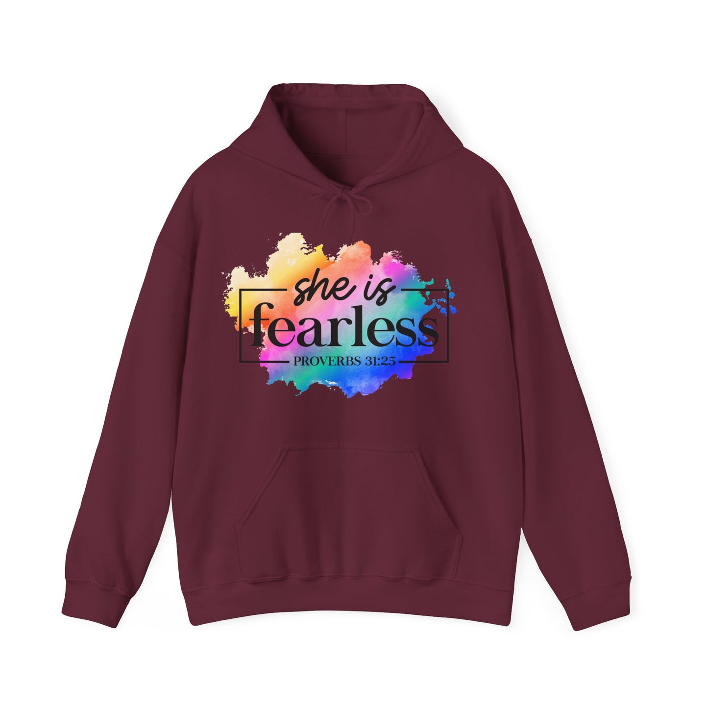 She is Fearless - Unisex Heavy Blend Hooded Sweatshirt