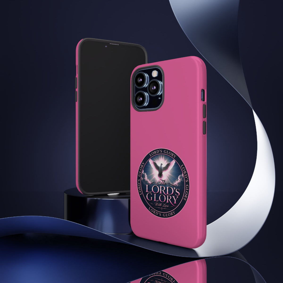 Christian Phone Case – "Lord's Glory with Lori" Dove Design Tough Case (Protective Phone Cover)