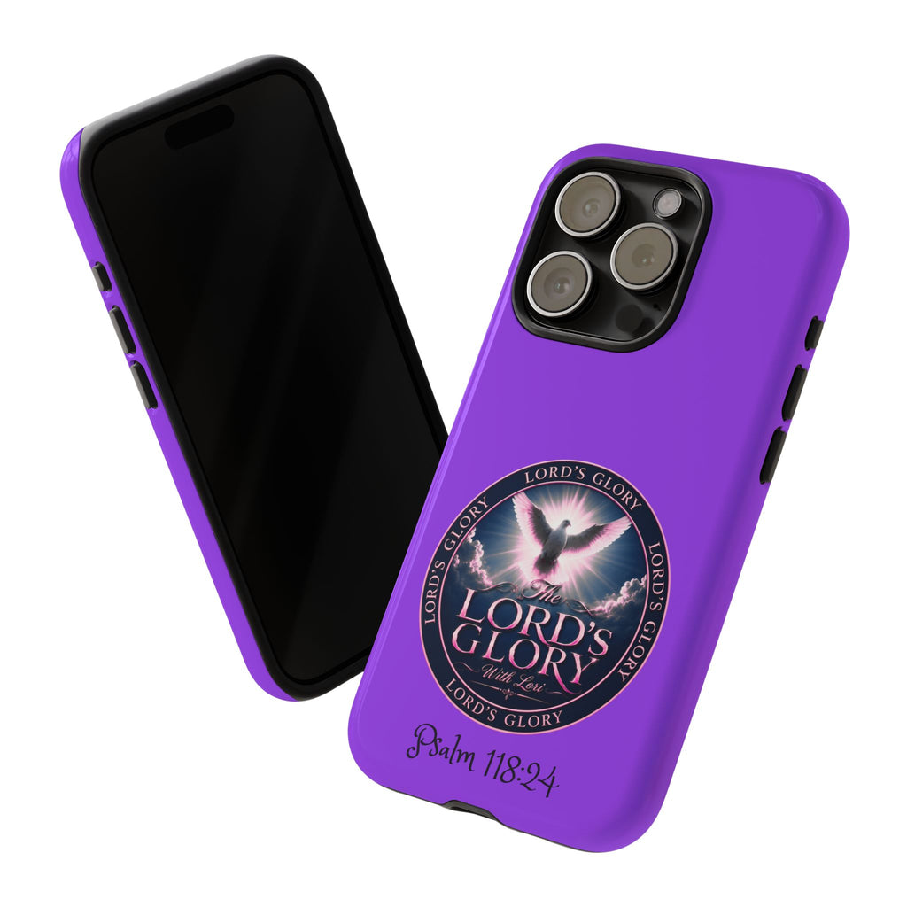 Christian Phone Case – "Lord's Glory with Lori" Dove Design Tough Case (Protective Phone Cover)