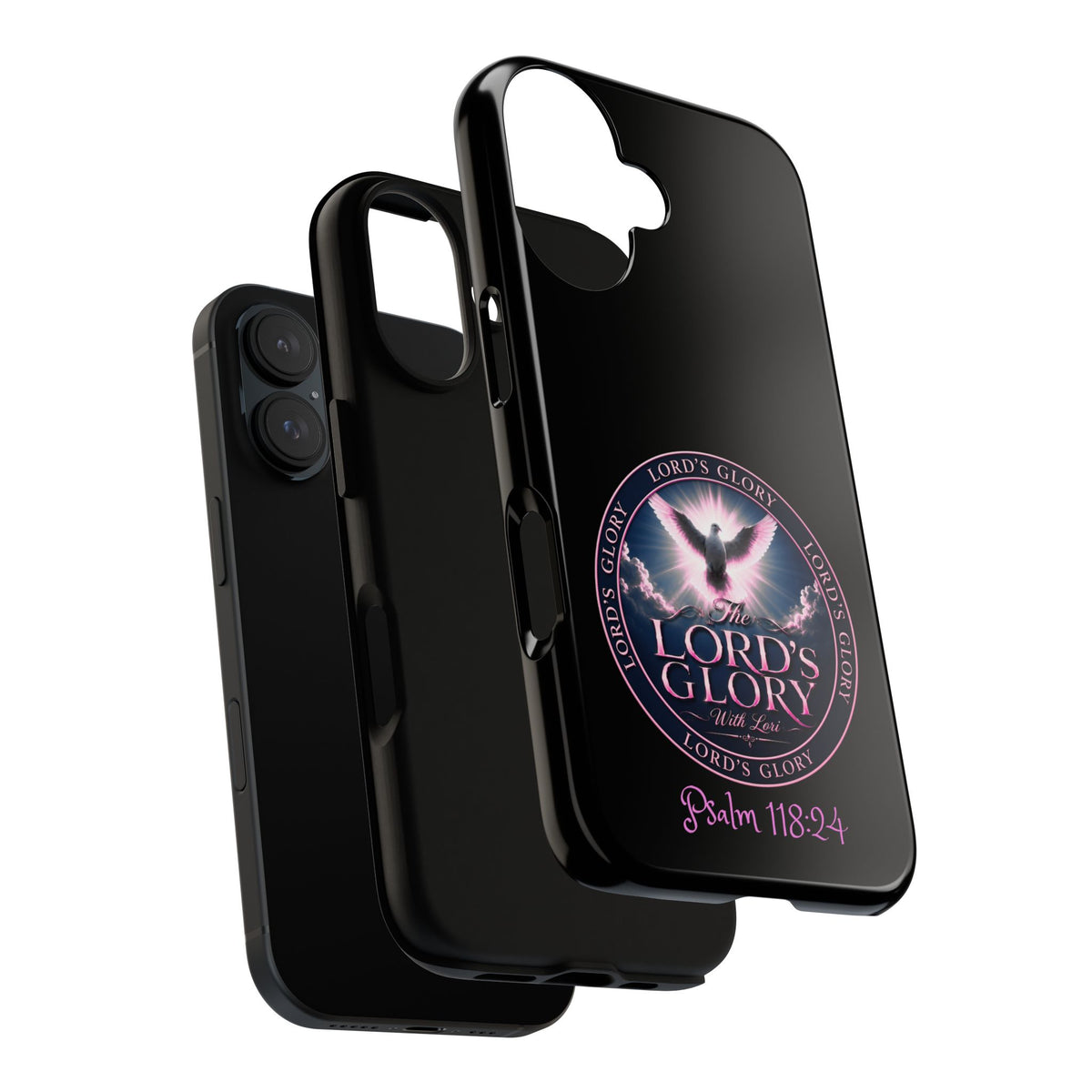 Christian Phone Case – "Lord's Glory with Lori" Dove Design Tough Case (Protective Phone Cover)
