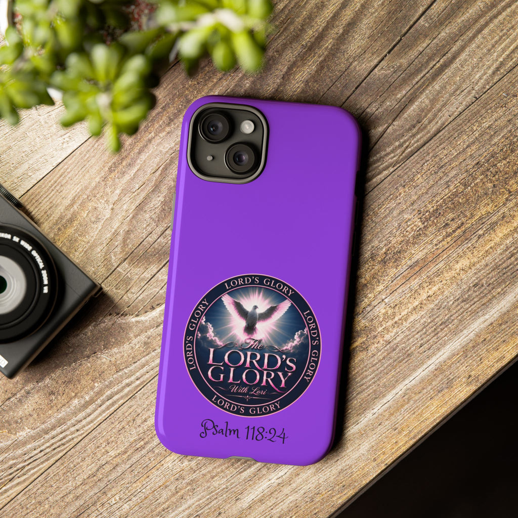 Christian Phone Case – "Lord's Glory with Lori" Dove Design Tough Case (Protective Phone Cover)