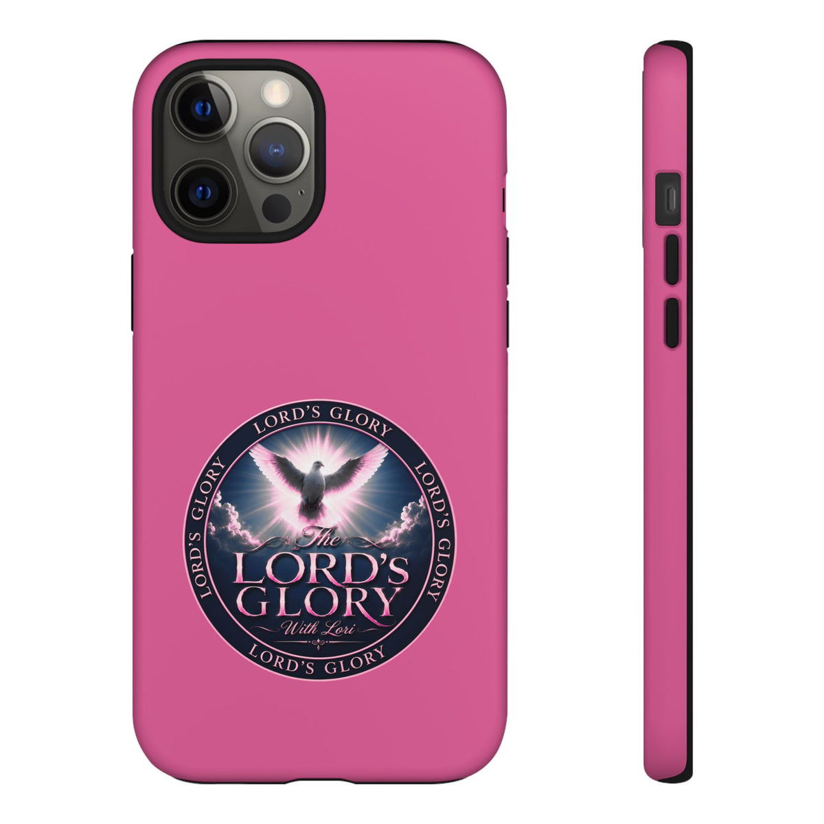 Christian Phone Case – "Lord's Glory with Lori" Dove Design Tough Case (Protective Phone Cover)