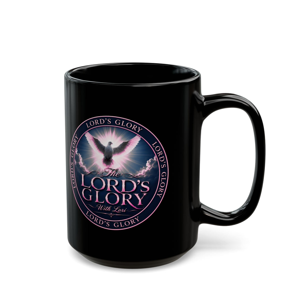 Lord's Glory with Lori Ceramic Mug — Inspirational Dove Design (11oz & 15oz)