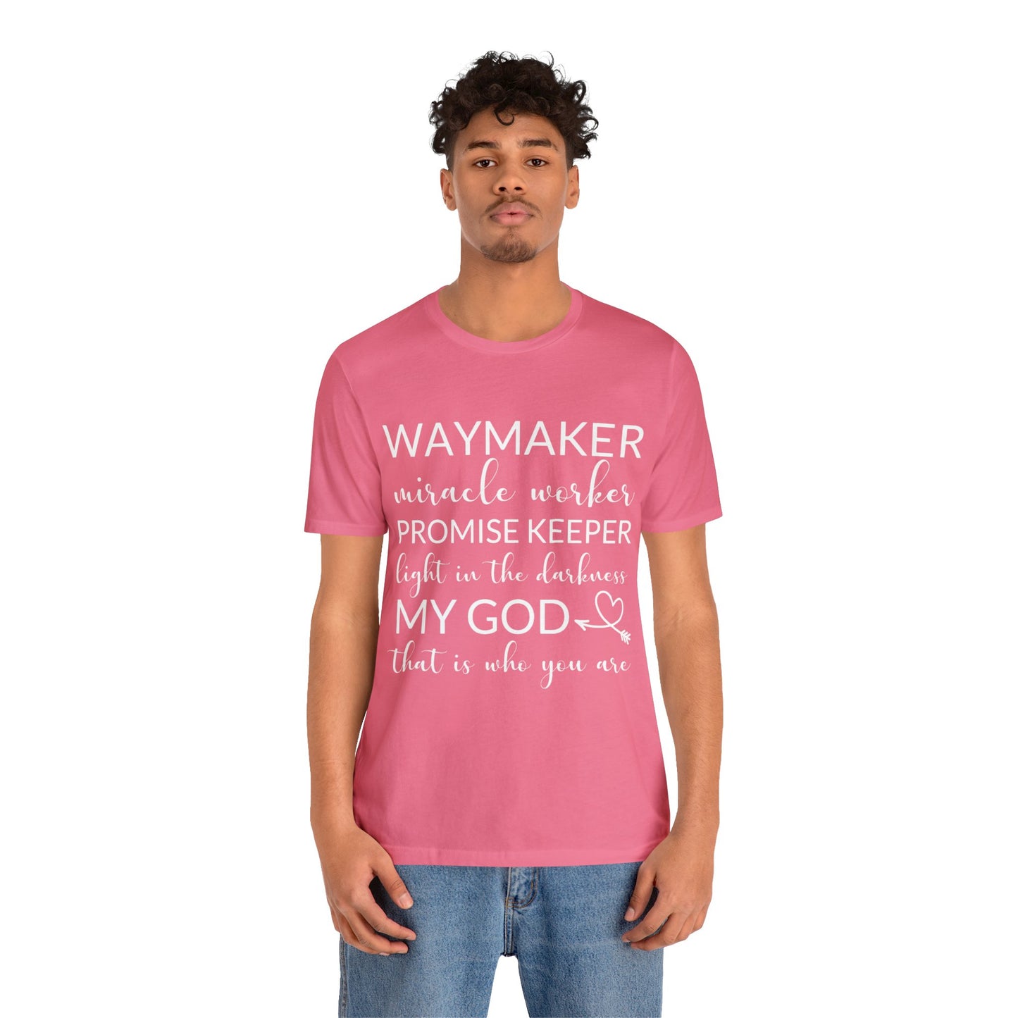 Waymaker Promise Keeper Light in the Darkness - Unisex Jersey Short Sleeve Tee