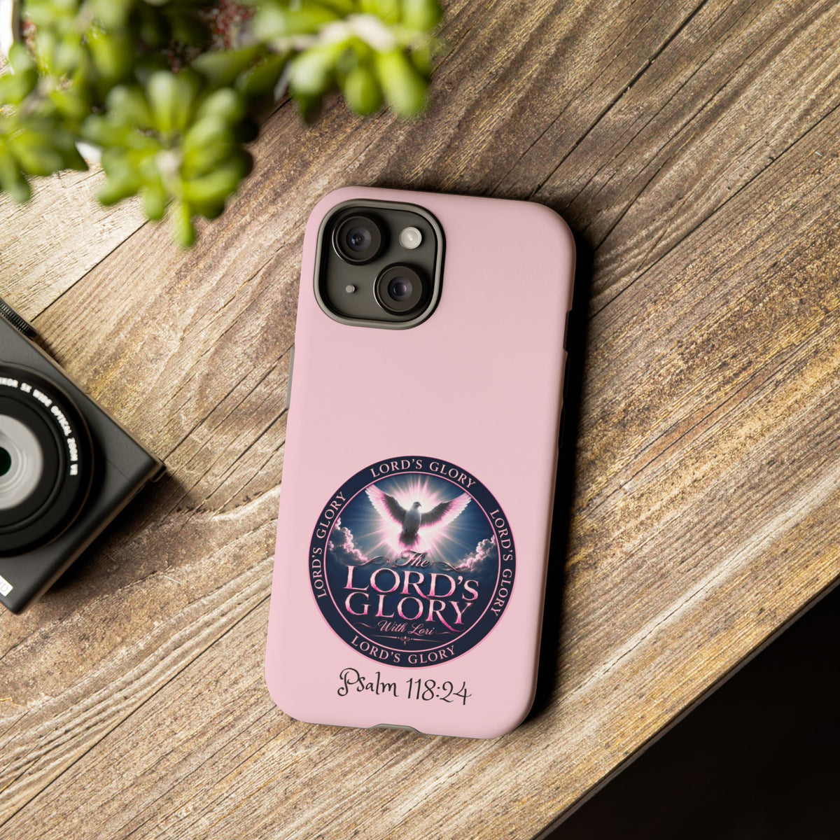 Christian Phone Case – "Lord's Glory with Lori" Dove Design Tough Case (Protective Phone Cover)