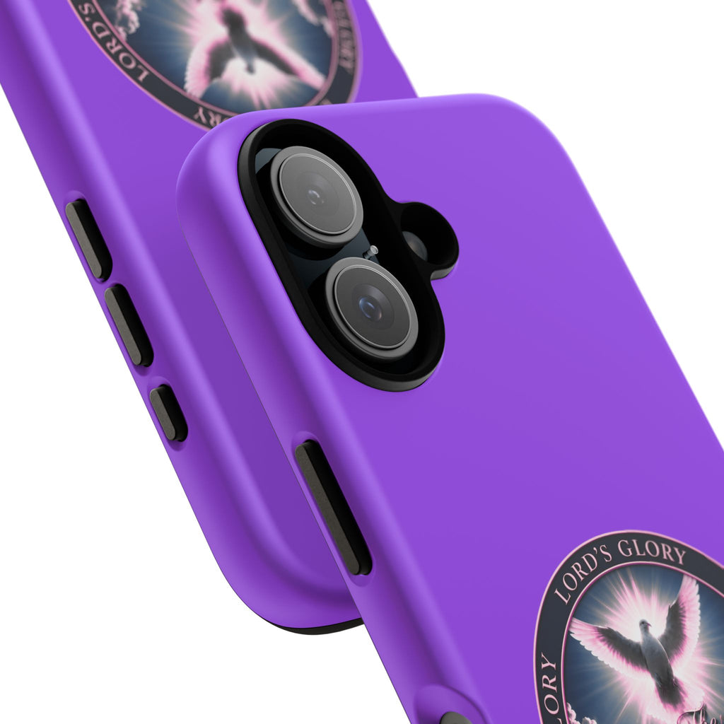 Christian Phone Case – "Lord's Glory with Lori" Dove Design Tough Case (Protective Phone Cover)
