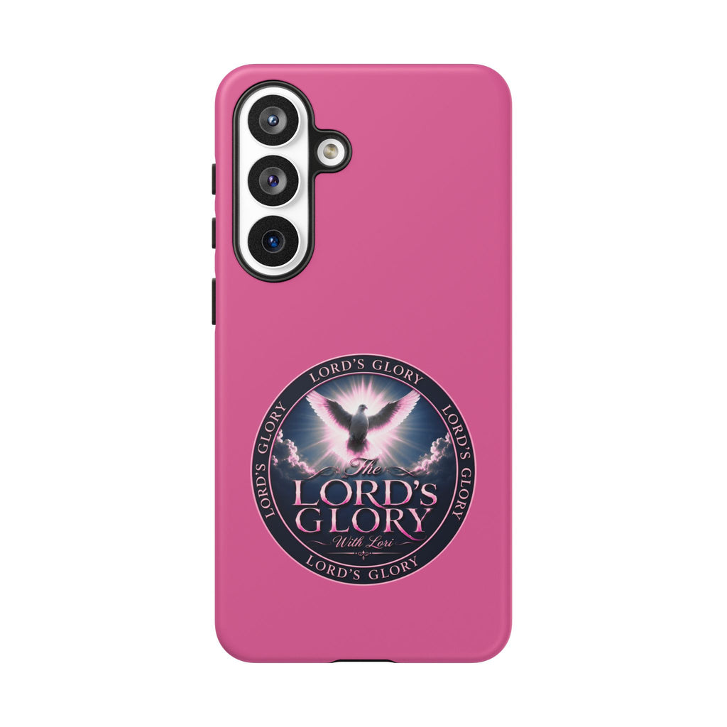 Christian Phone Case – "Lord's Glory with Lori" Dove Design Tough Case (Protective Phone Cover)