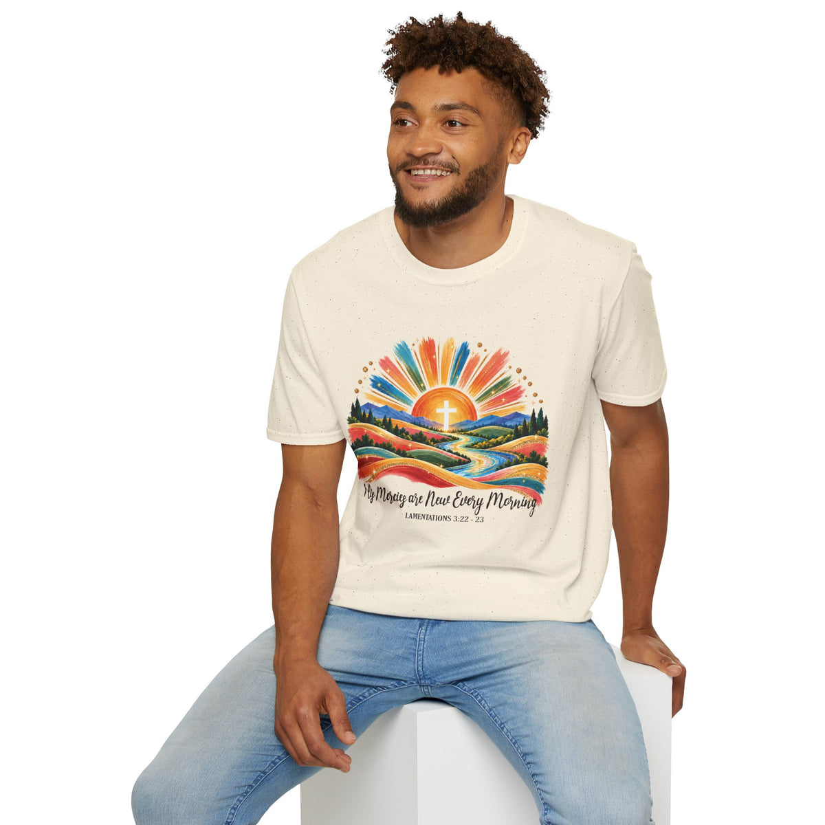 His Mercies are New Every Morning Lamentations: 22-23  T-Shirt