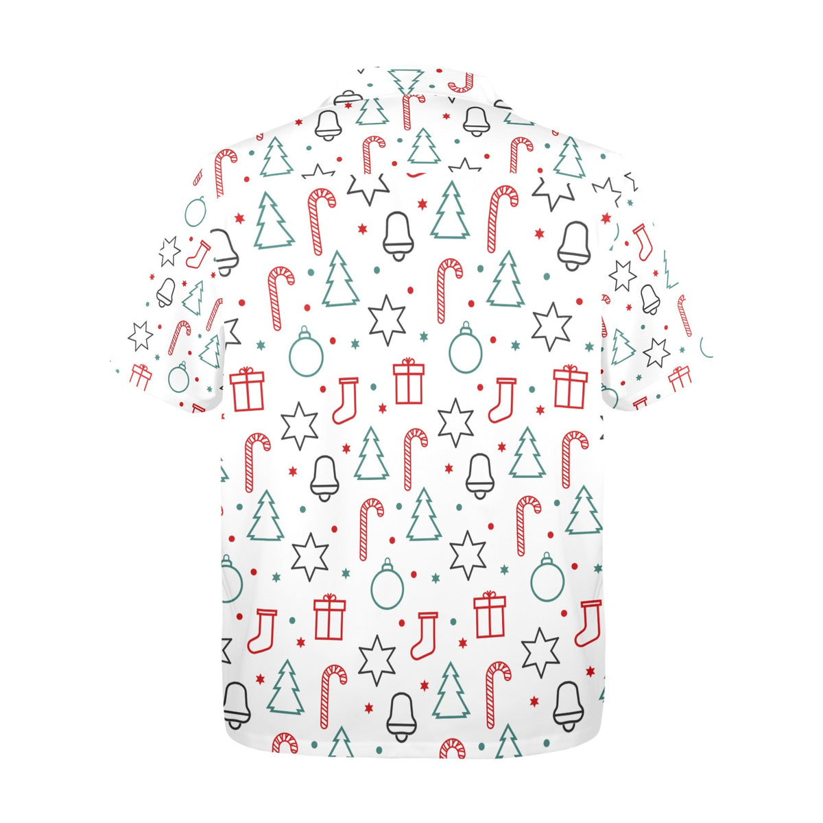 Men's All Over Print Christmas Shirt Made In USA Ships to USA Only
