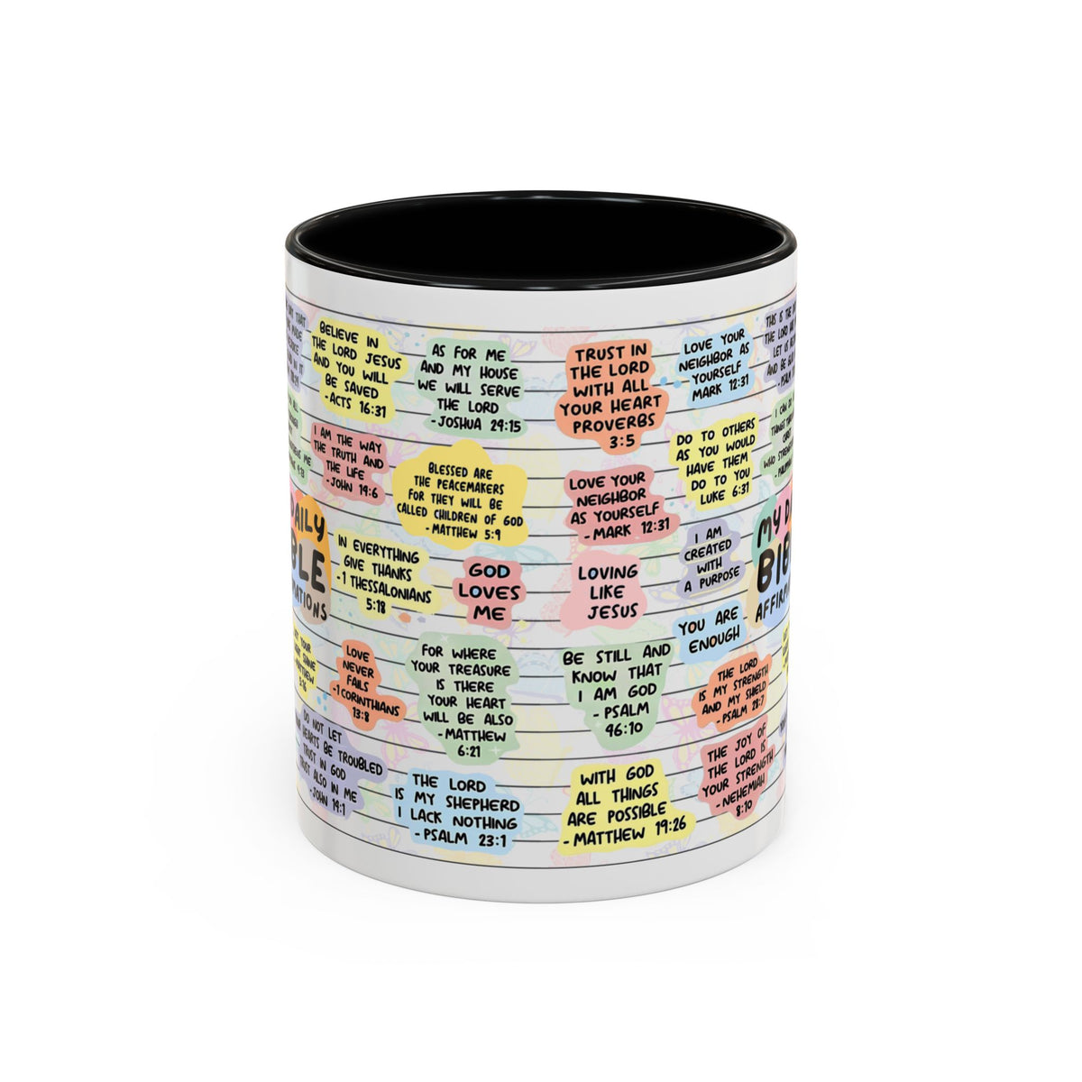 My Daily Bible Affirmations Coffee Mug 15oz/11oz