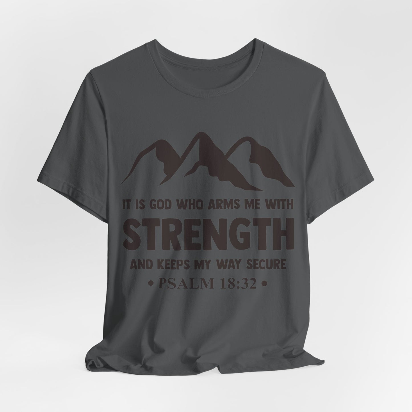 Strength in GOD - Unisex Jersey Short Sleeve Tee