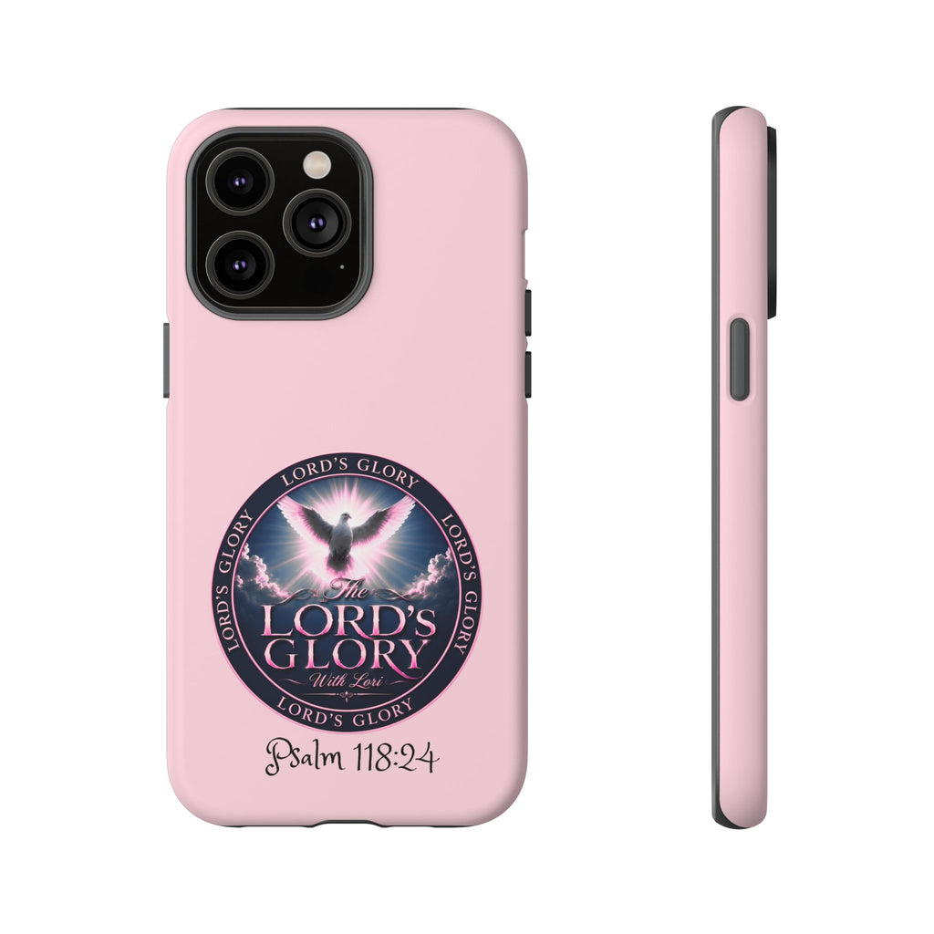Christian Phone Case – "Lord's Glory with Lori" Dove Design Tough Case (Protective Phone Cover)
