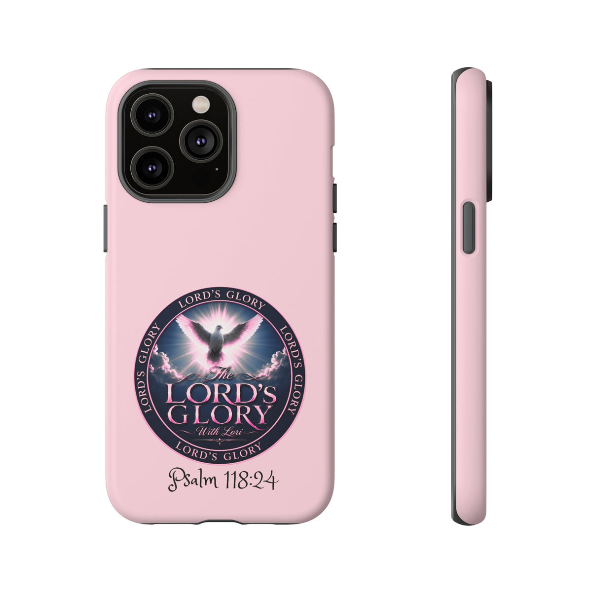 Christian Phone Case – "Lord's Glory with Lori" Dove Design Tough Case (Protective Phone Cover)