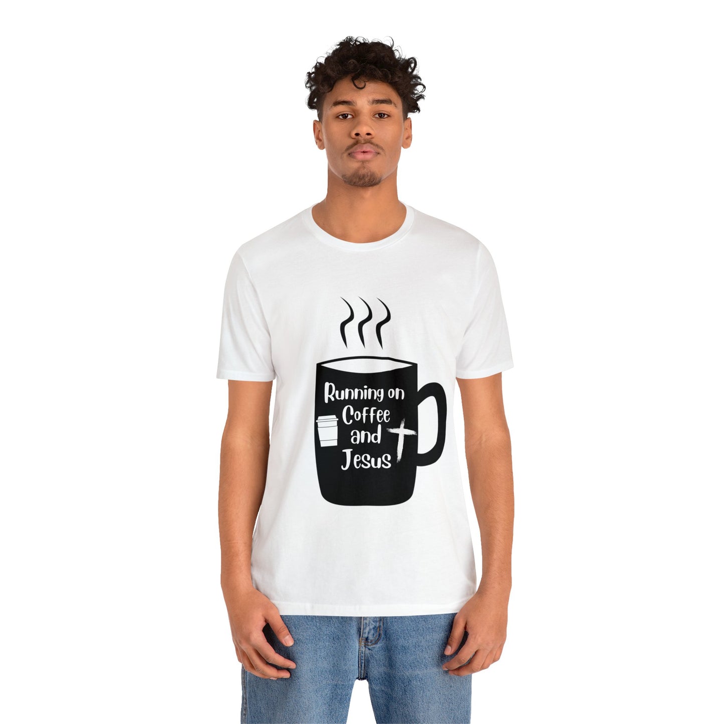 Coffee and JESUS - Unisex Jersey Short Sleeve Tee