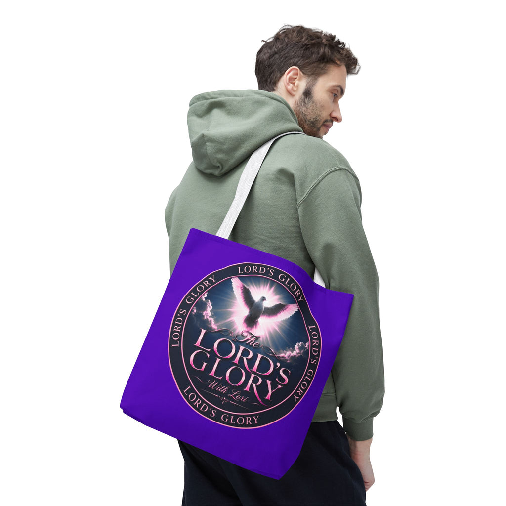 Inspirational 'The Lord's Glory with Lori' Tote Bag — Christian Faith AOP Shopper