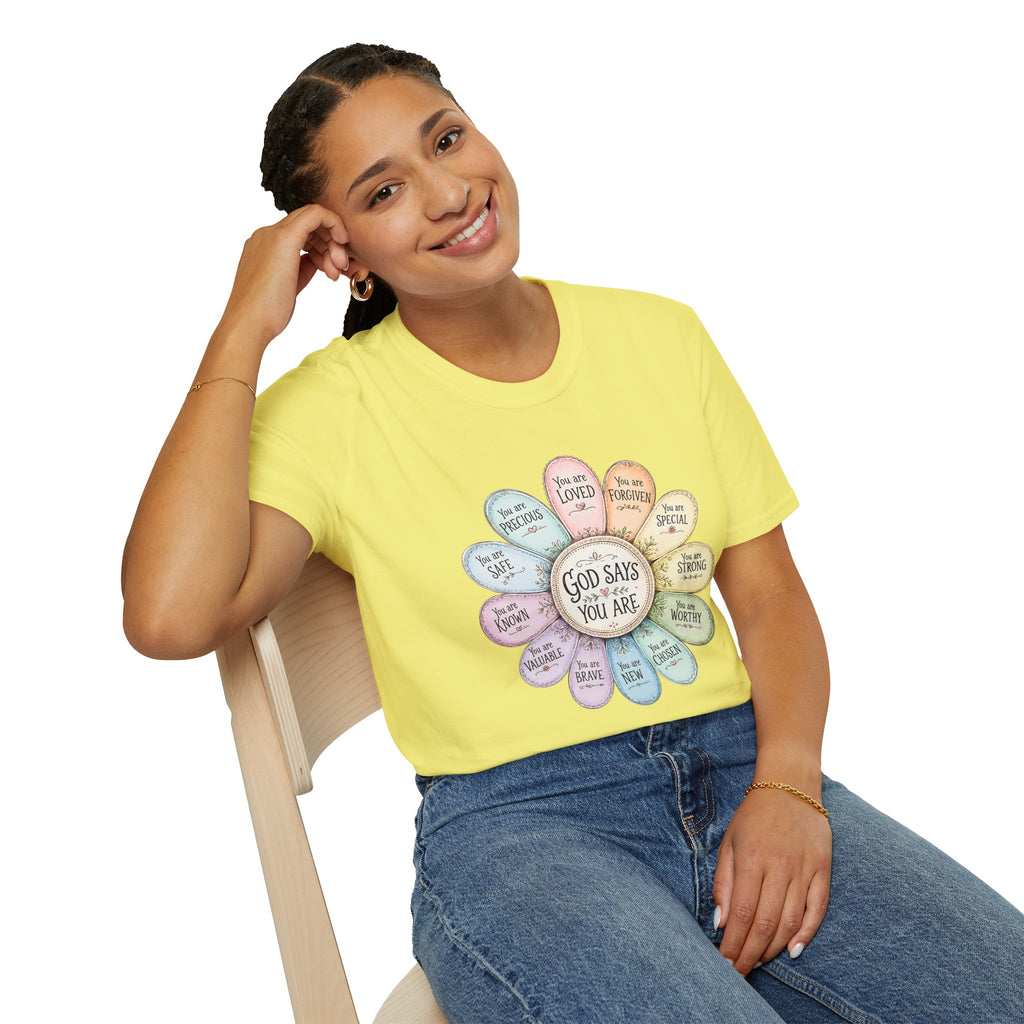 God Says You Are Loved Inspirational Christian T-Shirt