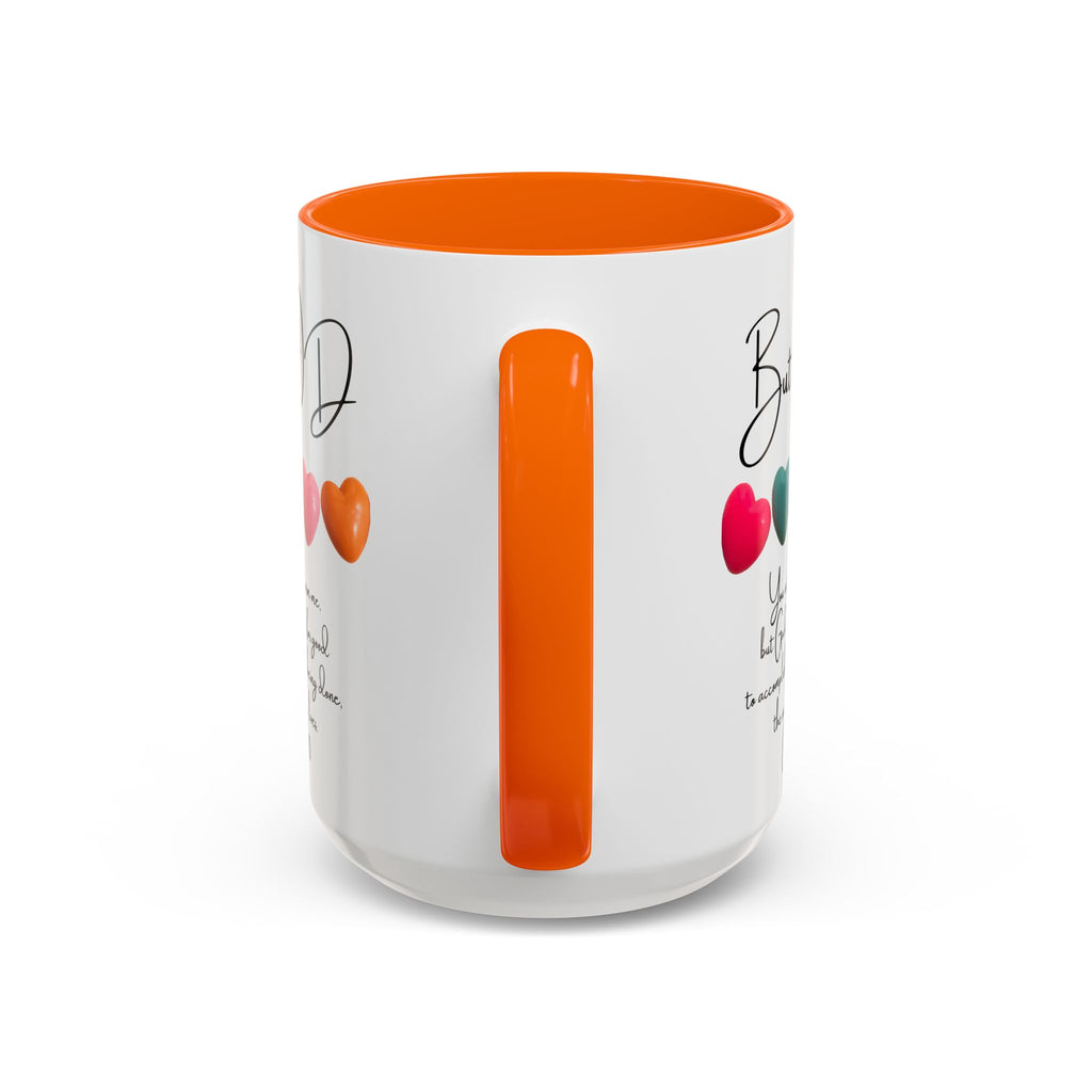 But God Scripture Coffee Mug — Genesis 50:20 Inspirational Heart Accent Mug (11/15oz)
