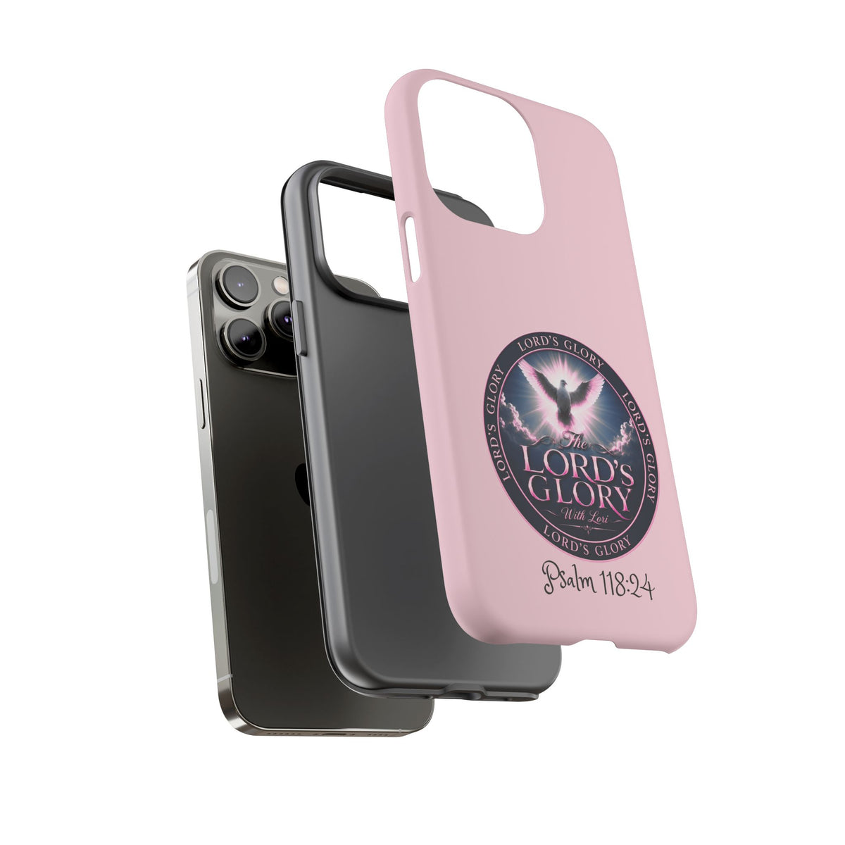 Christian Phone Case – "Lord's Glory with Lori" Dove Design Tough Case (Protective Phone Cover)