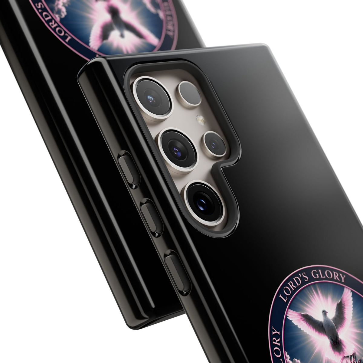 Christian Phone Case – "Lord's Glory with Lori" Dove Design Tough Case (Protective Phone Cover)
