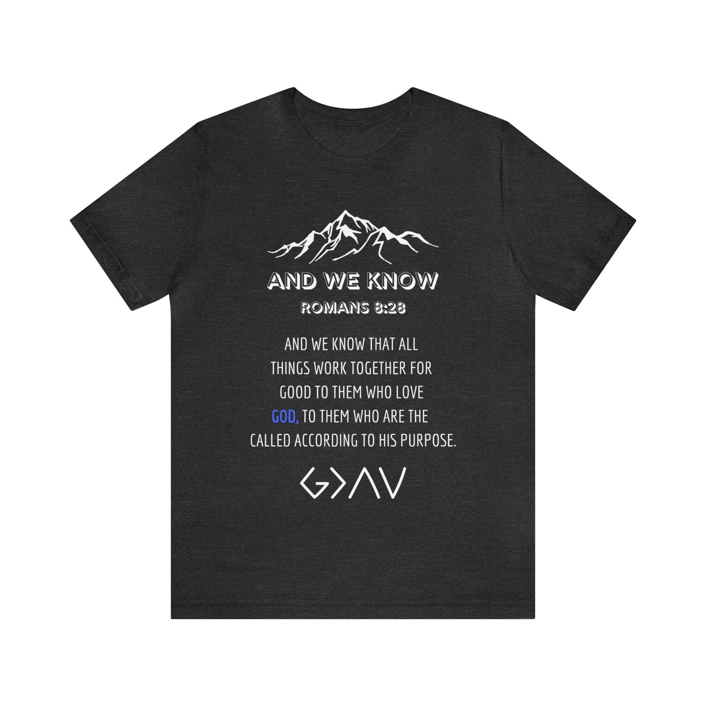 AND WE KNOW - Unisex Jersey Short Sleeve Tee