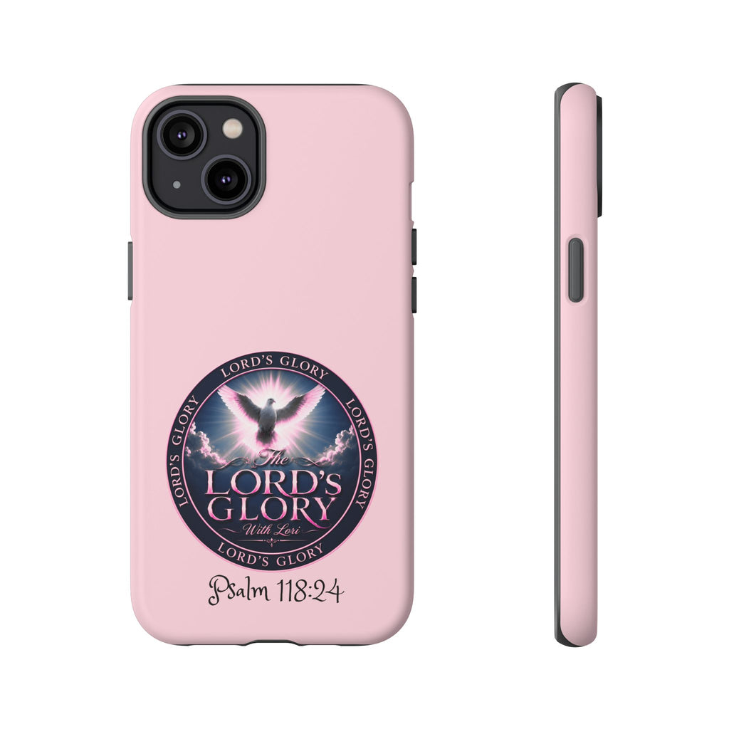 Christian Phone Case – "Lord's Glory with Lori" Dove Design Tough Case (Protective Phone Cover)