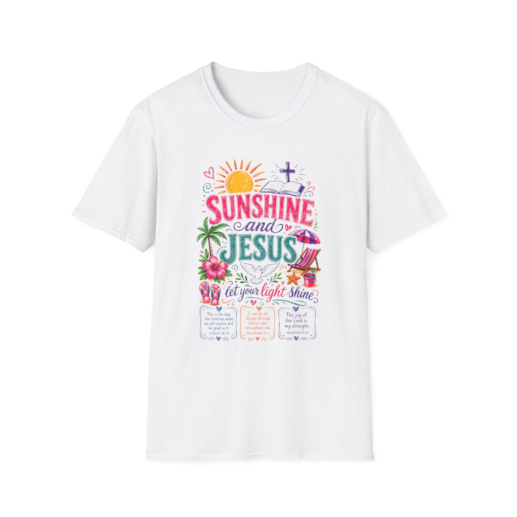 Sunshine and Jesus Christian Faith T-Shirt