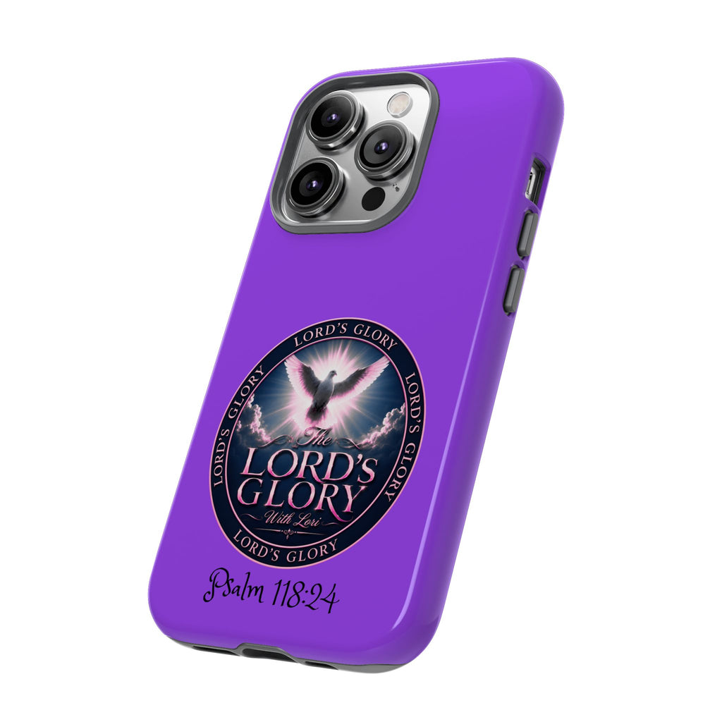 Christian Phone Case – "Lord's Glory with Lori" Dove Design Tough Case (Protective Phone Cover)