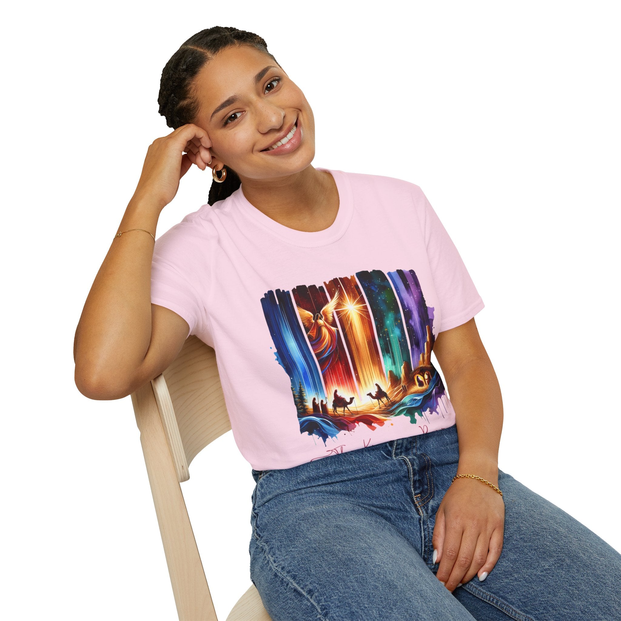 Vibrant Fantasy T-Shirt, Colorful Graphic Tee, Unisex Art Shirt, Great Gift for Fans, Unique Casual Wear, The King is Born Shirt