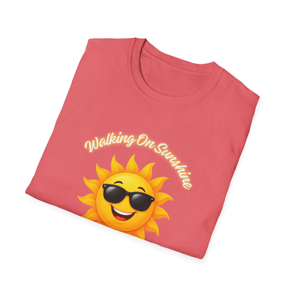Sunshine Smiles T-Shirt — Sunglasses Sun with Psalm 118:24 Inspirational Tee
