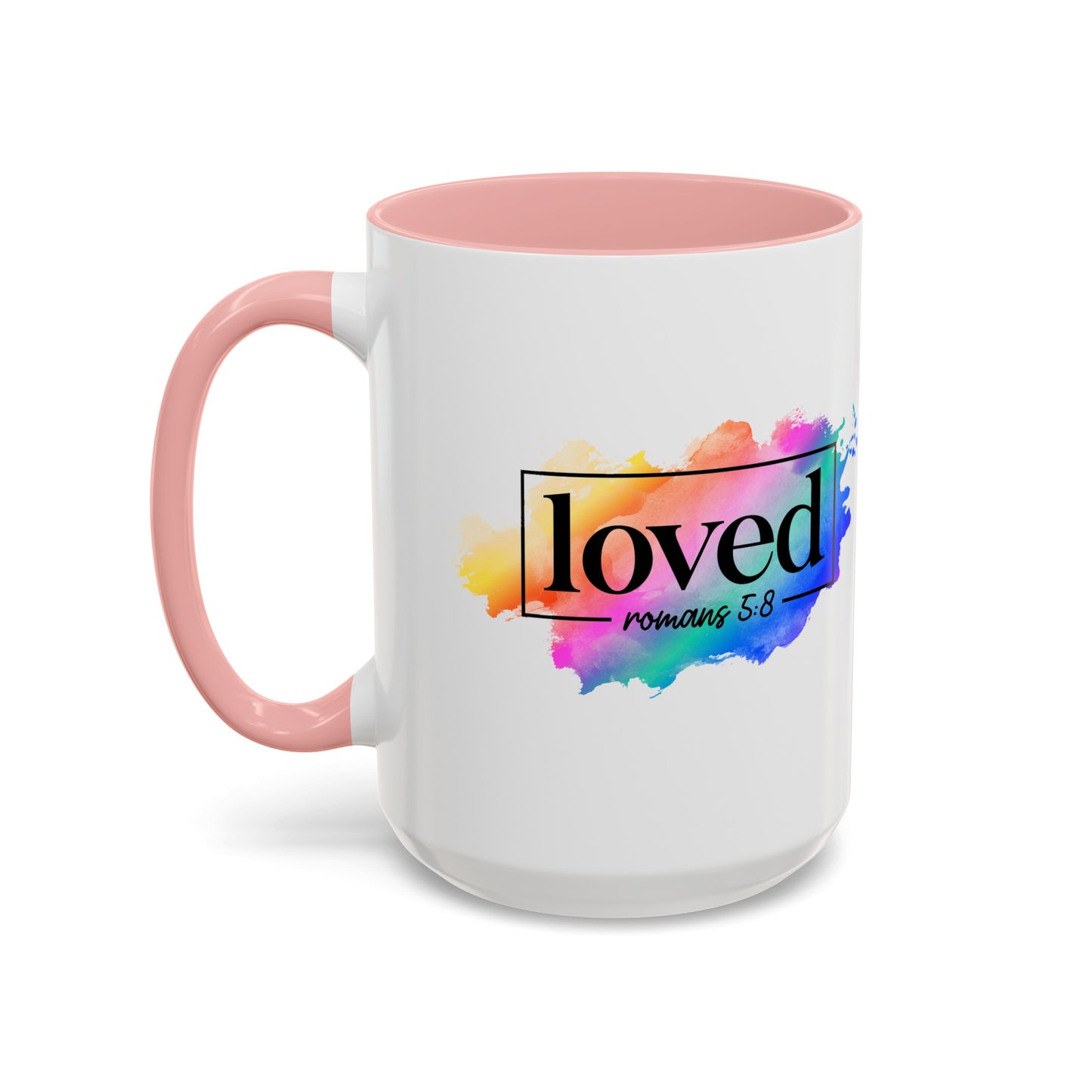 LOVED - 5 Colors Accent Coffee Mug, 11oz 15oz