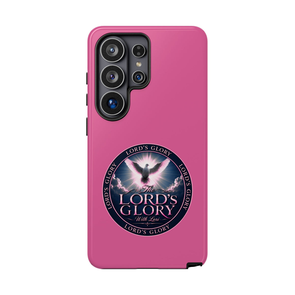 Christian Phone Case – "Lord's Glory with Lori" Dove Design Tough Case (Protective Phone Cover)
