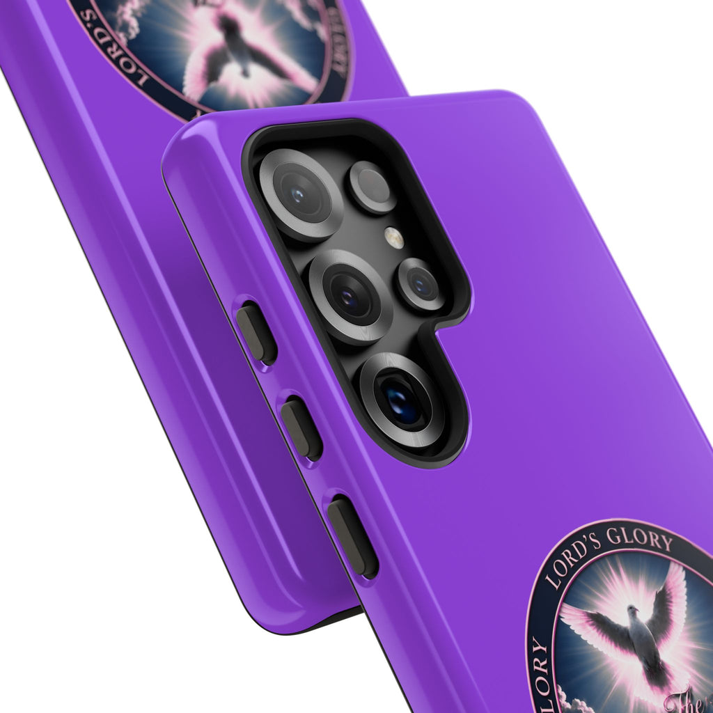 Christian Phone Case – "Lord's Glory with Lori" Dove Design Tough Case (Protective Phone Cover)
