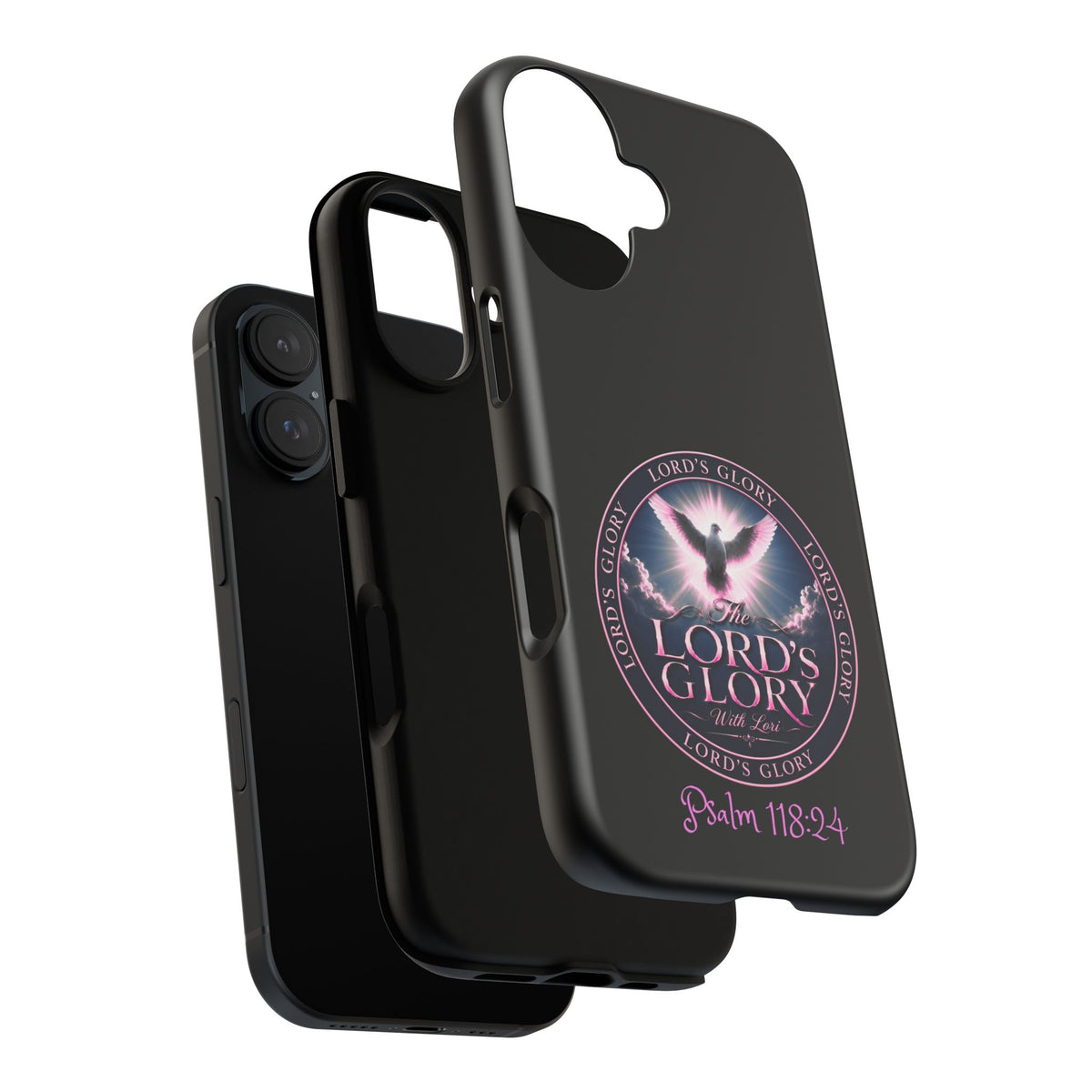 Christian Phone Case – "Lord's Glory with Lori" Dove Design Tough Case (Protective Phone Cover)
