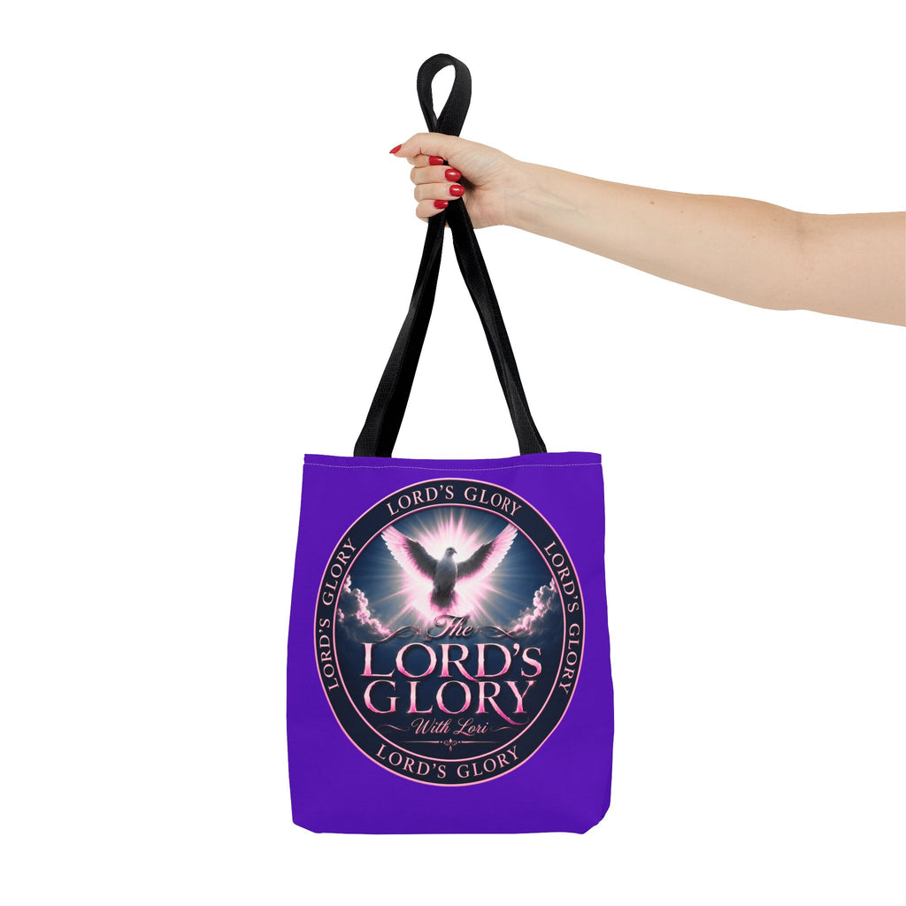 Inspirational 'The Lord's Glory with Lori' Tote Bag — Christian Faith AOP Shopper