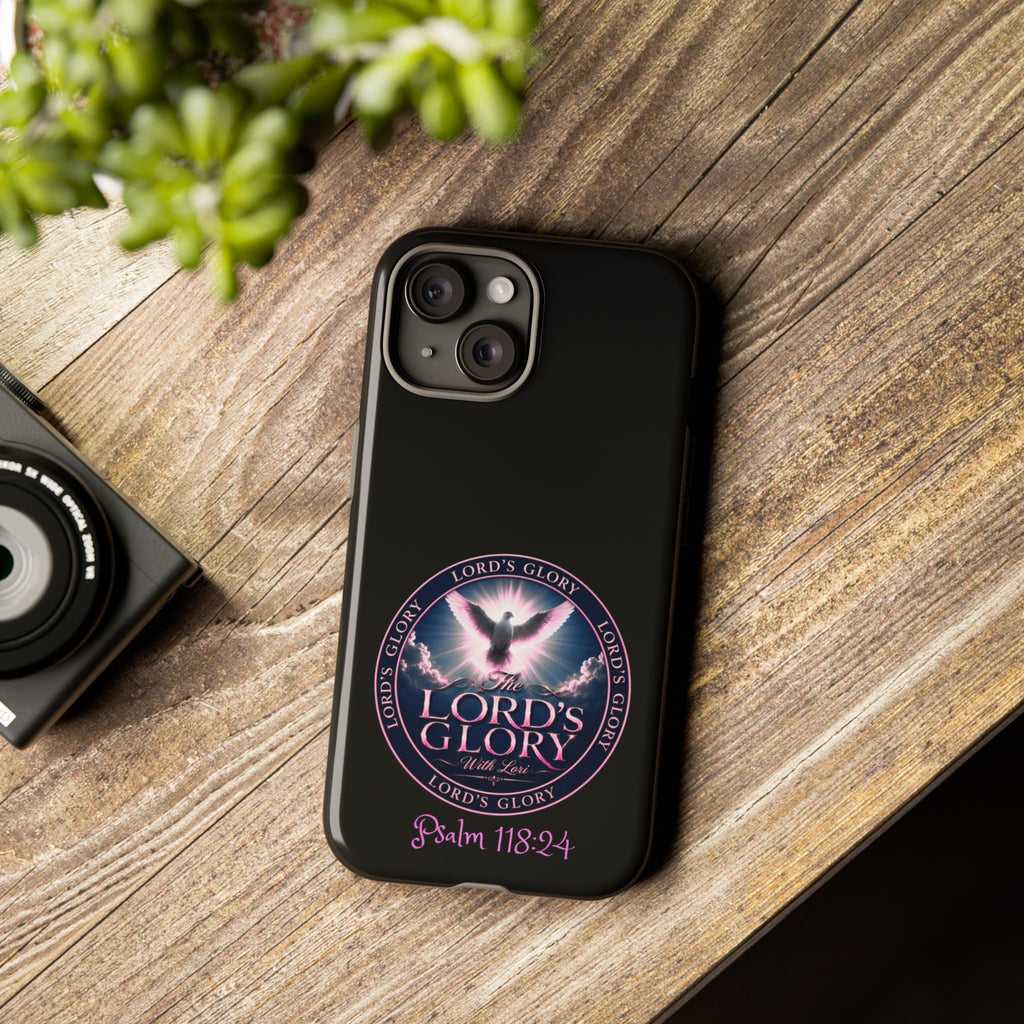 Christian Phone Case – "Lord's Glory with Lori" Dove Design Tough Case (Protective Phone Cover)