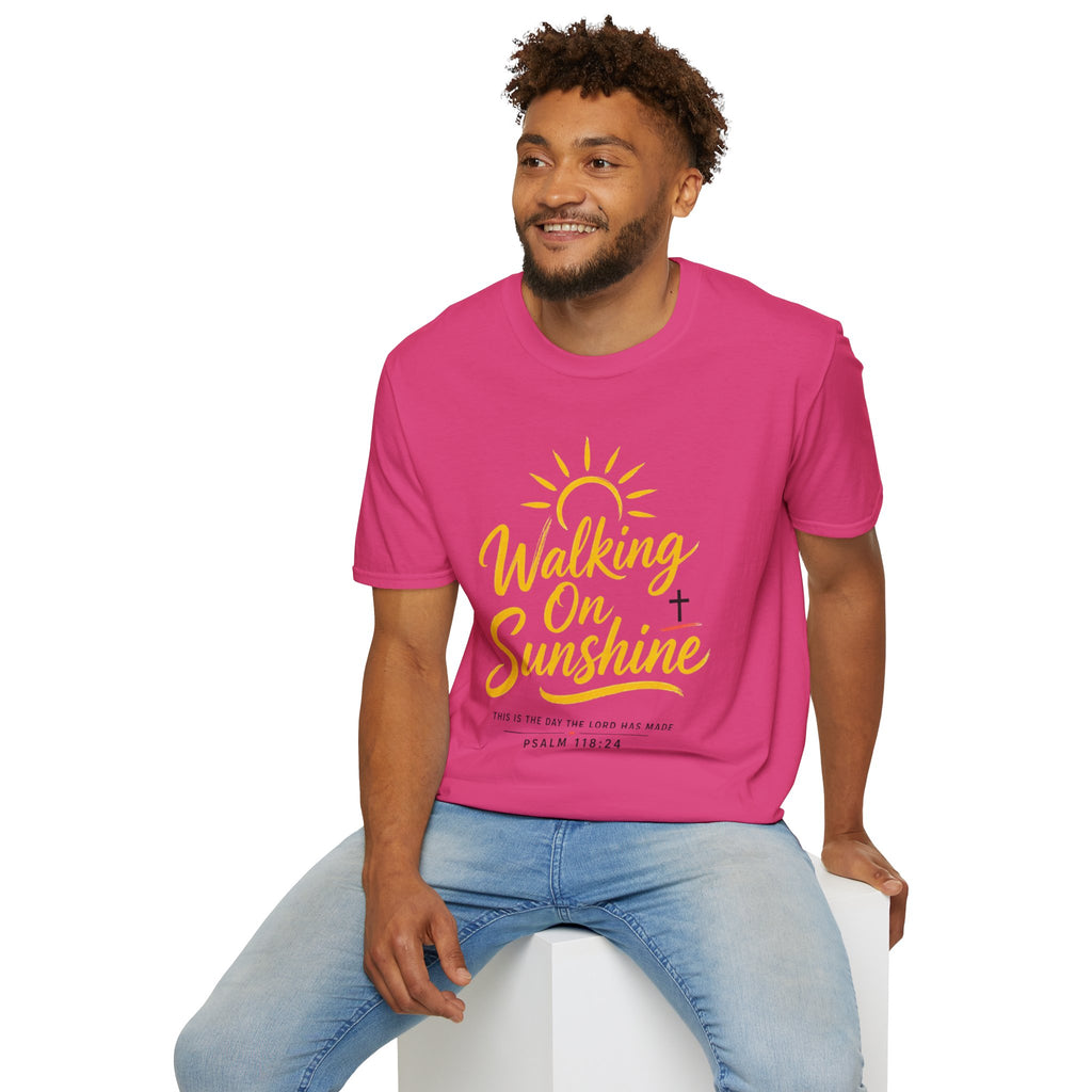 Walking on Sunshine Psalms 118:24 Softstyle T-Shirt