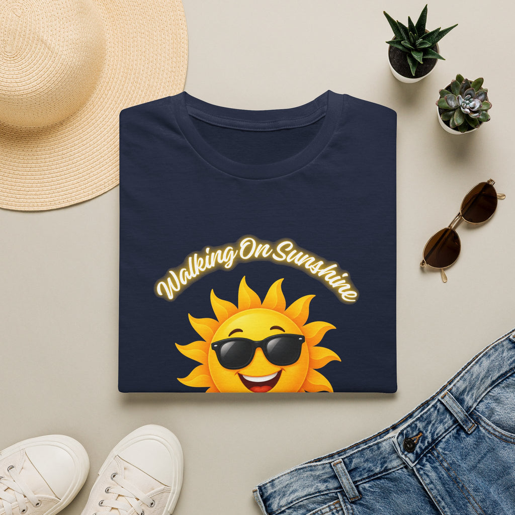 Sunshine Smiles T-Shirt — Sunglasses Sun with Psalm 118:24 Inspirational Tee
