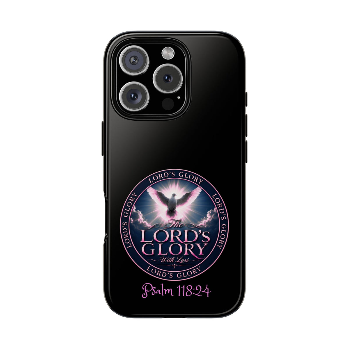 Christian Phone Case – "Lord's Glory with Lori" Dove Design Tough Case (Protective Phone Cover)