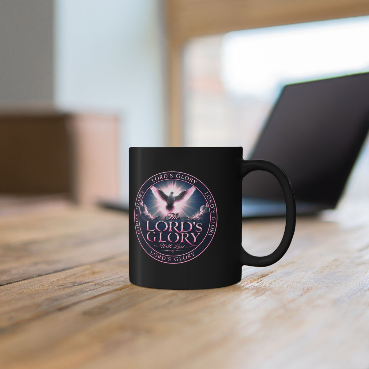 Lord's Glory with Lori Ceramic Mug — Inspirational Dove Design (11oz & 15oz)