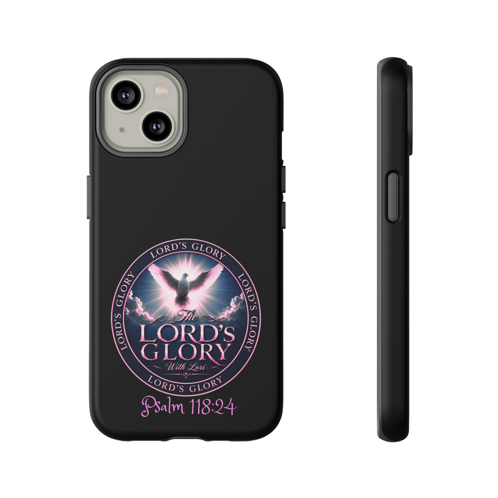 Christian Phone Case – "Lord's Glory with Lori" Dove Design Tough Case (Protective Phone Cover)