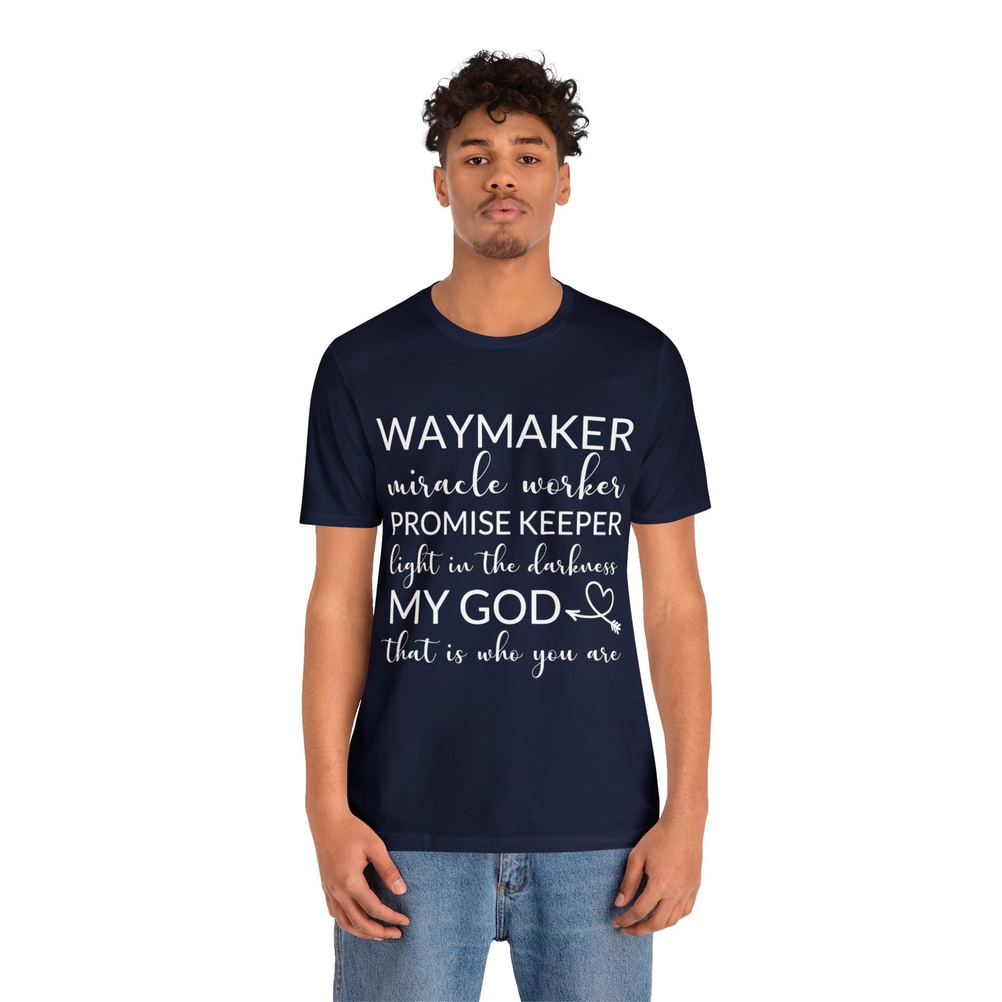 Waymaker Promise Keeper Light in the Darkness - Unisex Jersey Short Sleeve Tee