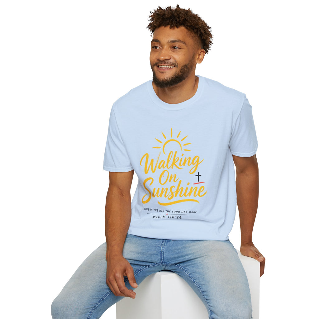 Walking on Sunshine Psalms 118:24 Softstyle T-Shirt