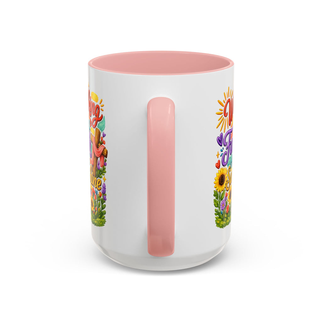 Walking by Faith and Sunshine Inspirational Coffee Mug