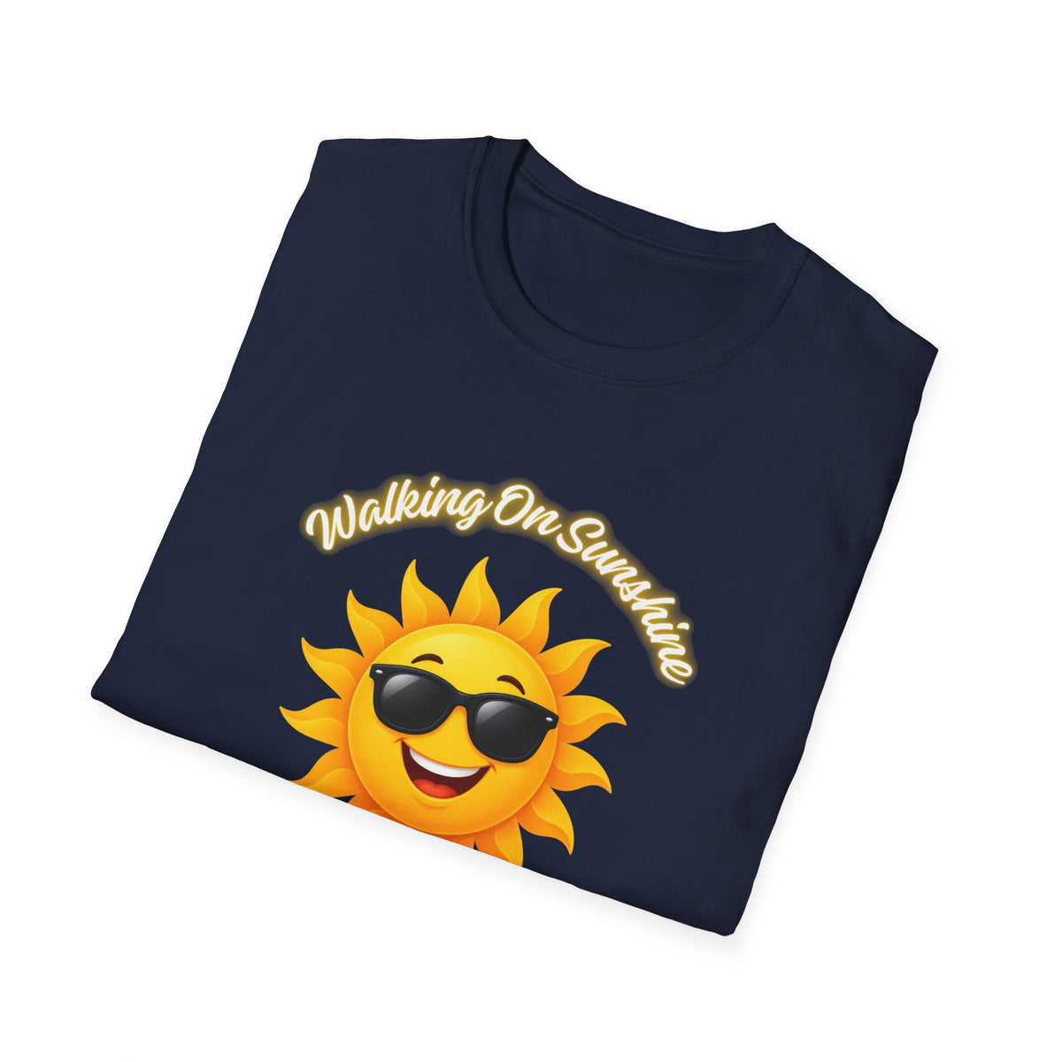 Sunshine Smiles T-Shirt — Sunglasses Sun with Psalm 118:24 Inspirational Tee