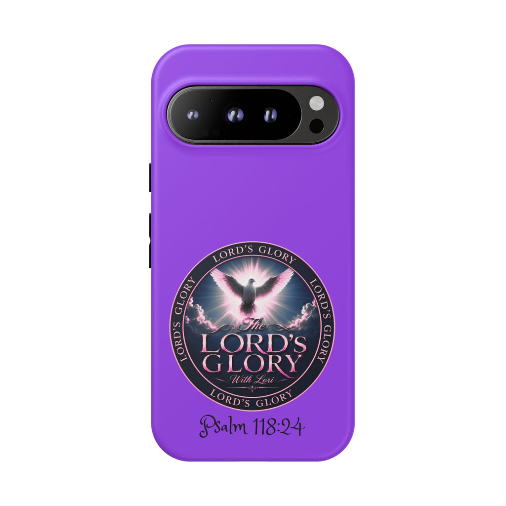 Christian Phone Case – "Lord's Glory with Lori" Dove Design Tough Case (Protective Phone Cover)