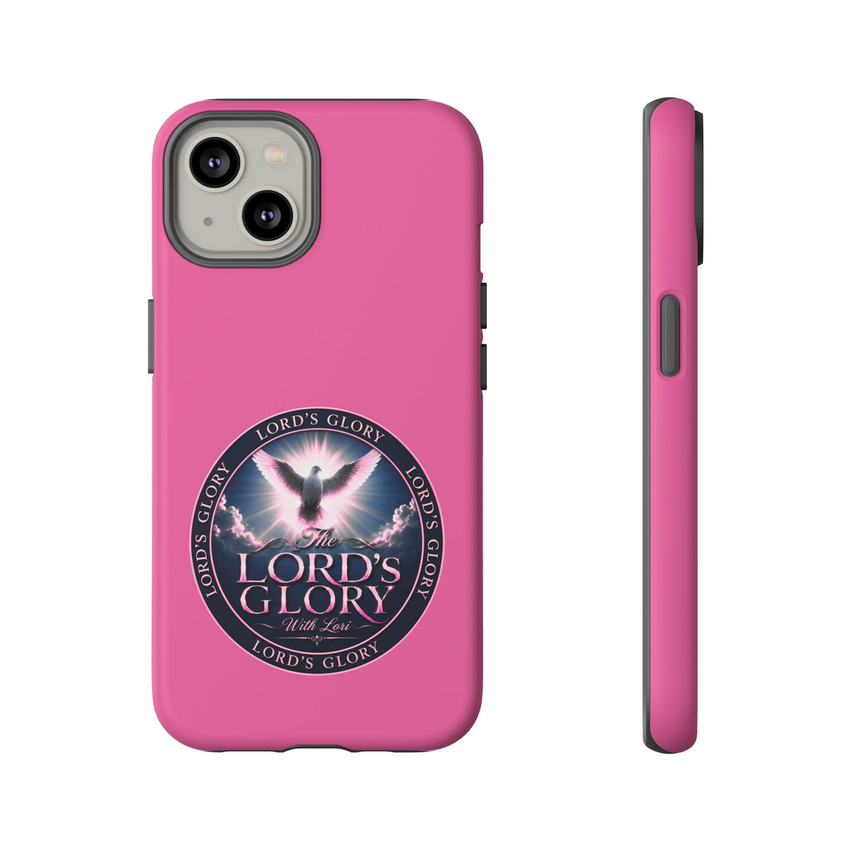 Christian Phone Case – "Lord's Glory with Lori" Dove Design Tough Case (Protective Phone Cover)