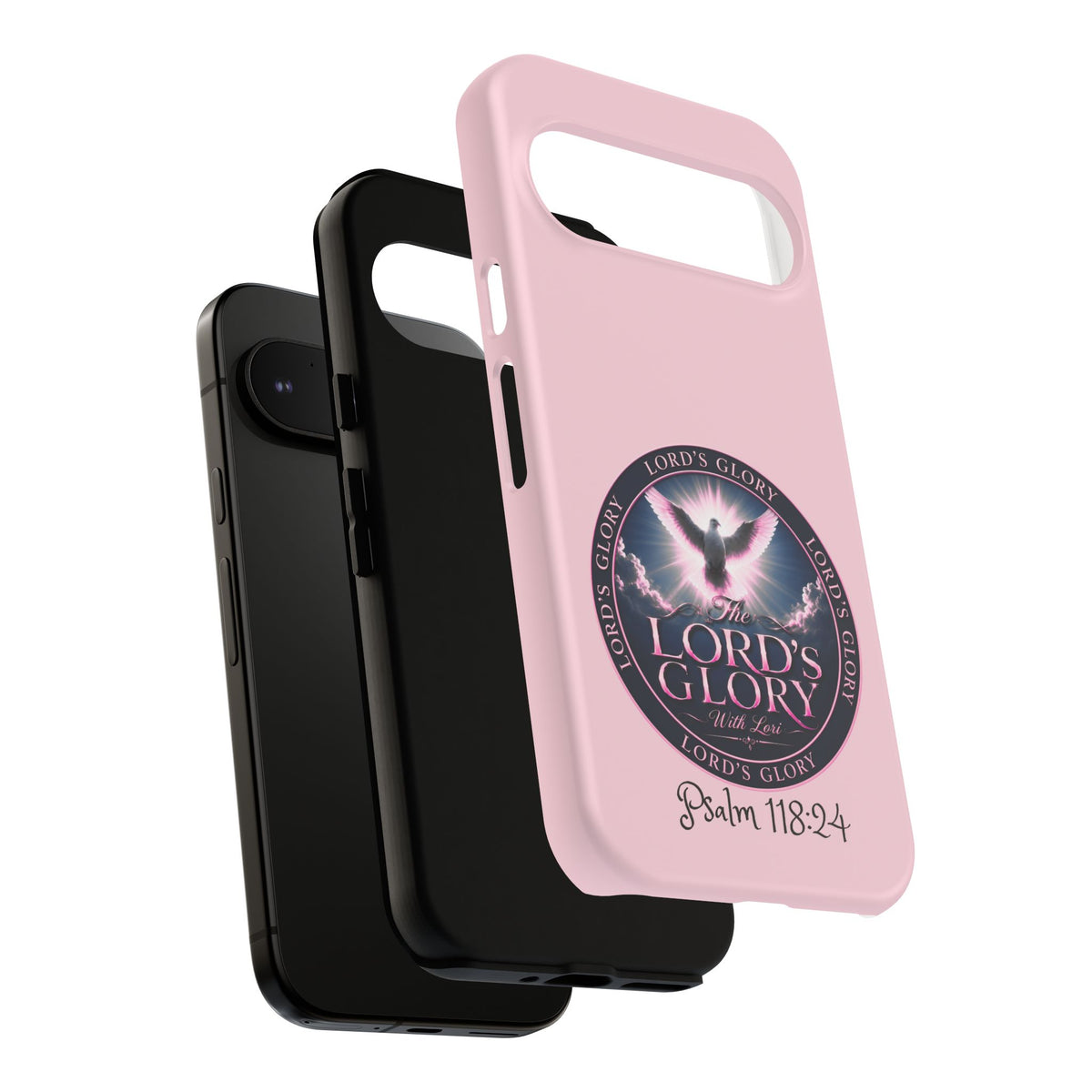 Christian Phone Case – "Lord's Glory with Lori" Dove Design Tough Case (Protective Phone Cover)