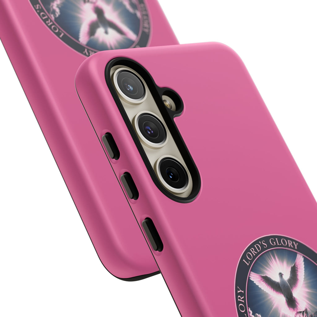 Christian Phone Case – "Lord's Glory with Lori" Dove Design Tough Case (Protective Phone Cover)