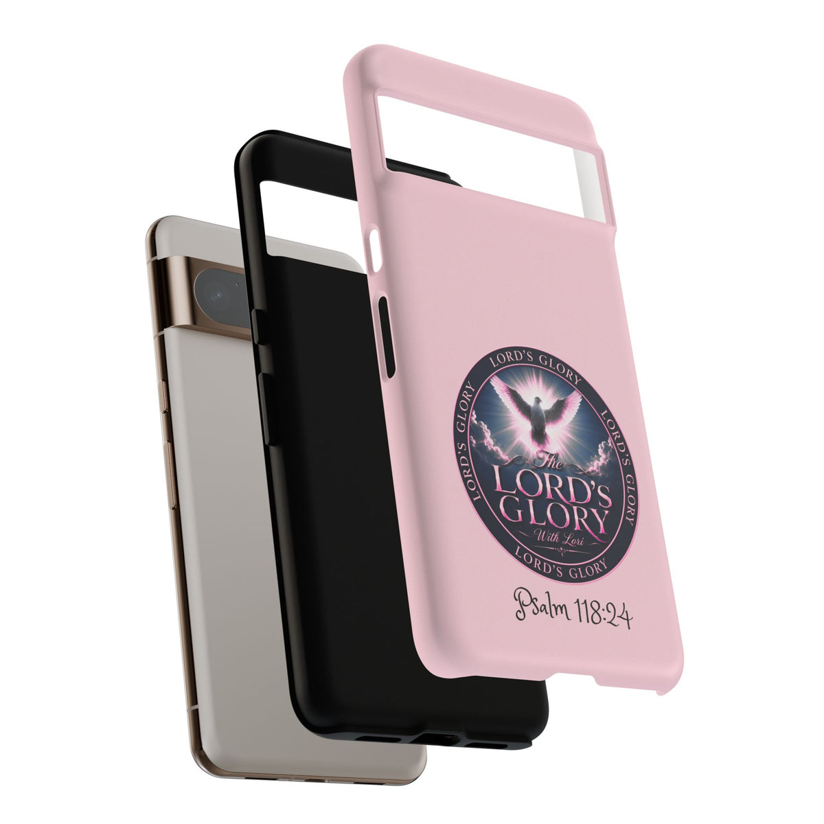 Christian Phone Case – "Lord's Glory with Lori" Dove Design Tough Case (Protective Phone Cover)
