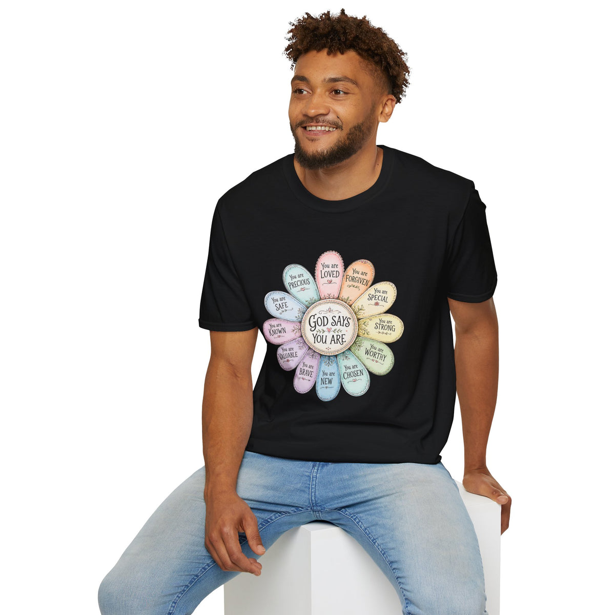 God Says You Are Loved Inspirational Christian T-Shirt